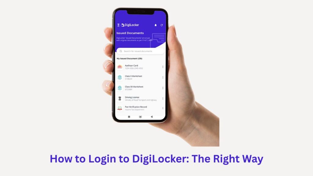 DigiLocker login failed solution