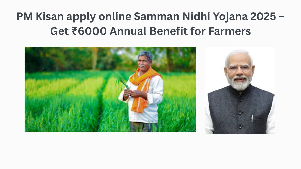 pm kisan apply online