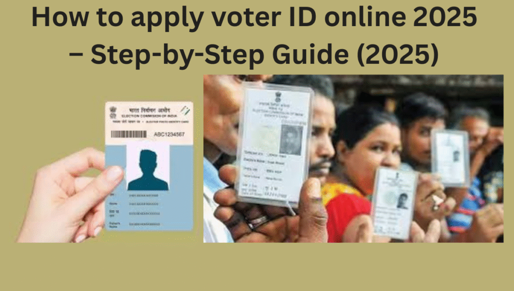 How to apply voter ID online 2025