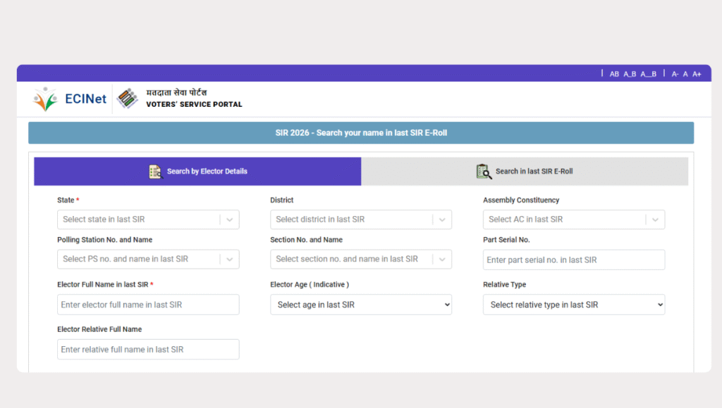 sir voter list maharashtra
