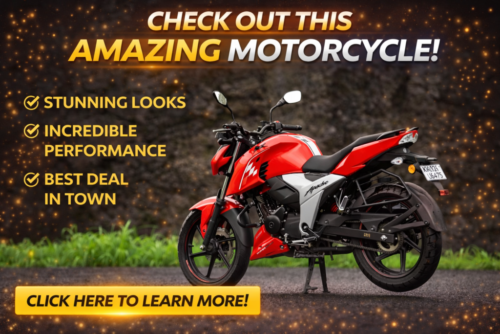 tvs apache 125 mileage