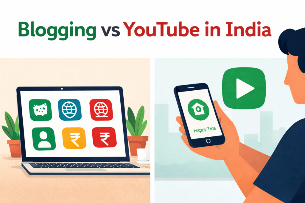 Blogging vs YouTube earning