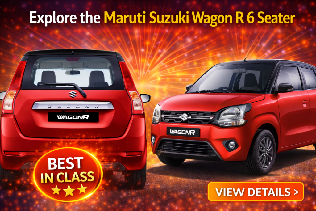 maruti suzuki wagon r 6 seater
