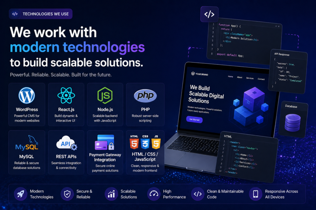 Professional Website & Mobile App Development Services