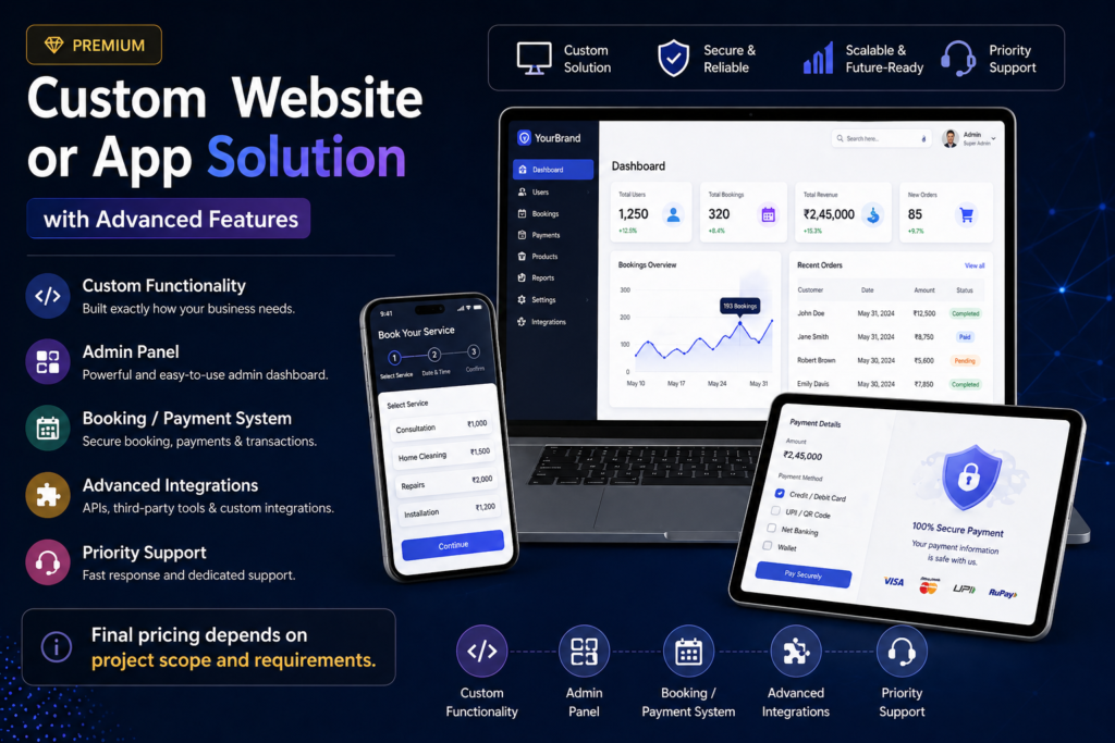 Professional Website & Mobile App Development Services