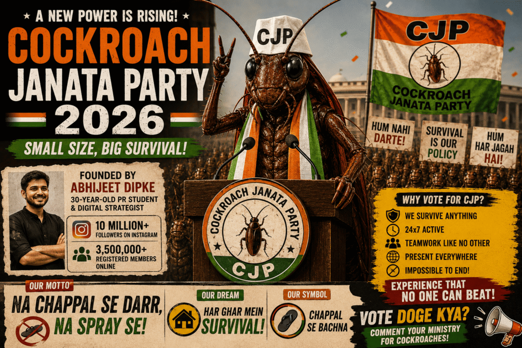 Cockroach Janata Party 2026