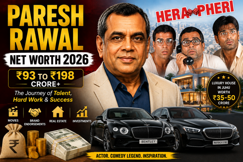 Paresh Rawal Net Worth 2026